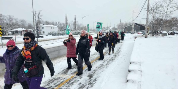 grève syndicat enseignants charlevoix front commun